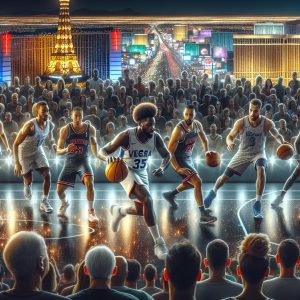 Basketball game in Las Vegas