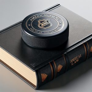 Hockey Puck and Lawbook