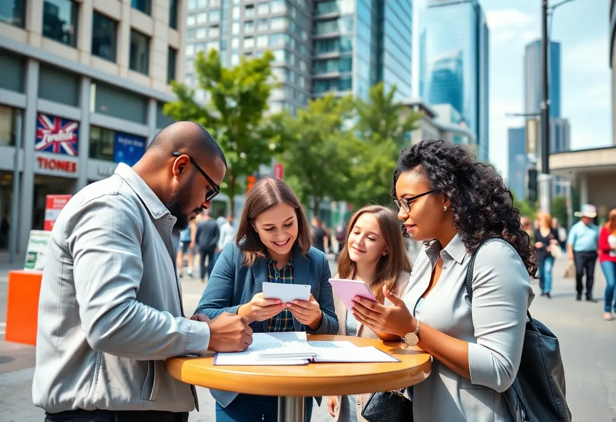 Toronto marketing professionals collaborating on content strategies