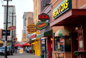 A collage of Charlotte's closed and new restaurants, highlighting the city's dining evolution.