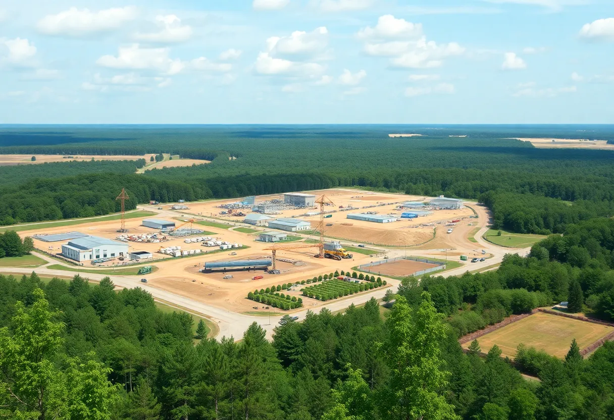Construction and quarry sites representing Luck Companies' investment in South Carolina