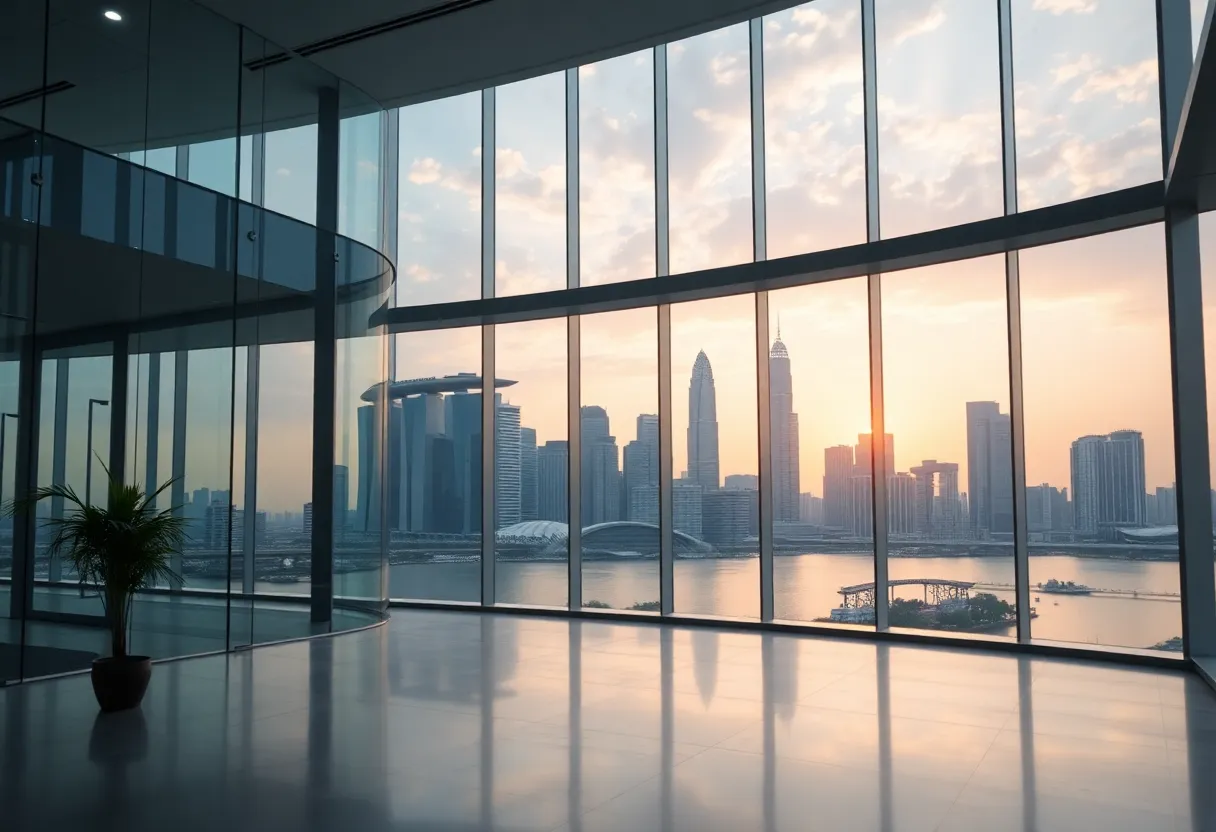 VCI Global Acquisition depicted with Singapore skyline.