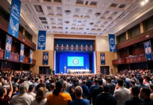 Hall of Fame ceremony at Winthrop University