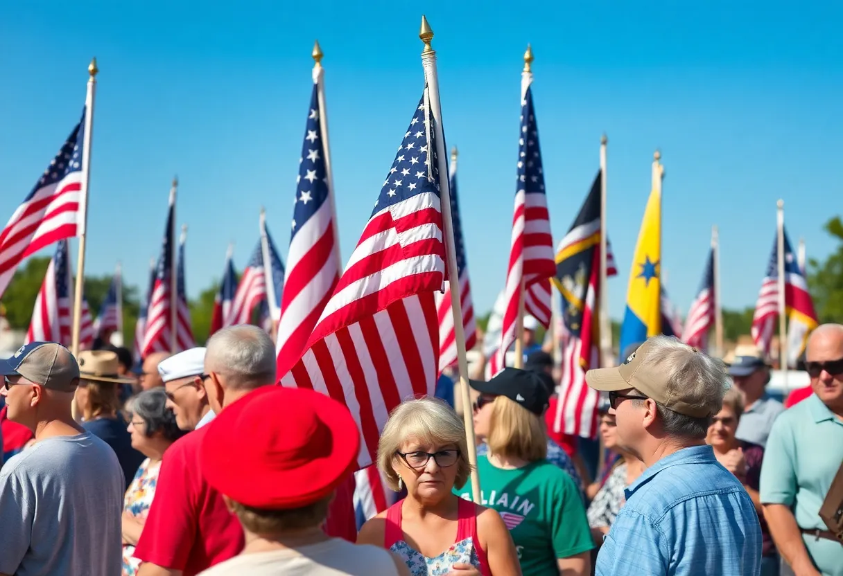 Community members celebrating the grant awarded to York County Veterans Outreach