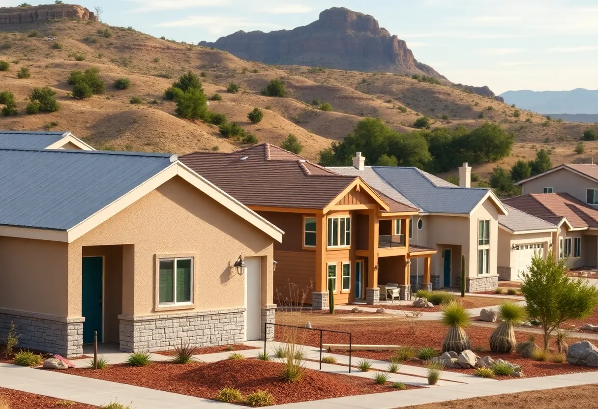 New single-family homes being built for the Catawba Tribe in Rock Hill, South Carolina.