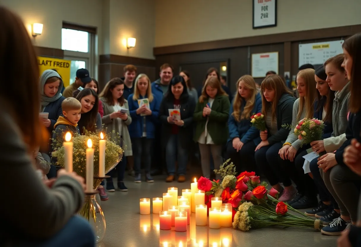 Community gathers in remembrance for road safety awareness