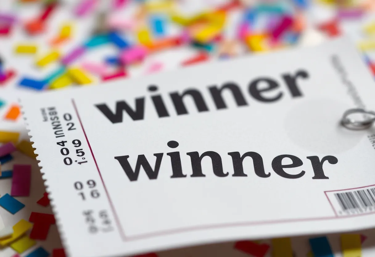 A lucky scratch-off lottery ticket at Quick Food Mart in Rock Hill