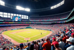 Winthrop University baseball game with fans in the stands