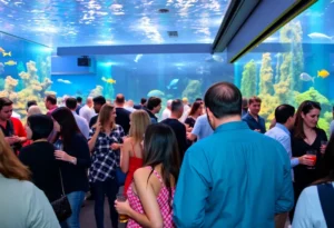 Charleston Networking at the Aquarium