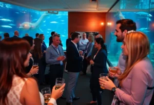 Networking at the South Carolina Aquarium