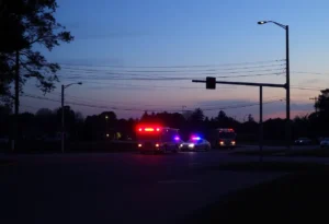 Tragic Accident Scene in Darlington County