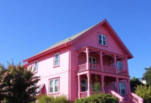 The Pink House, a local landmark in Newburyport, set for demolition.