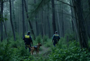 Manhunt Search in Newberry County