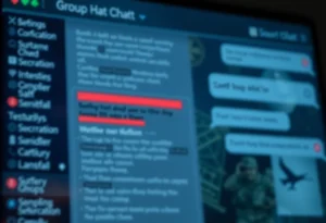 Visual representation of military security and digital communication