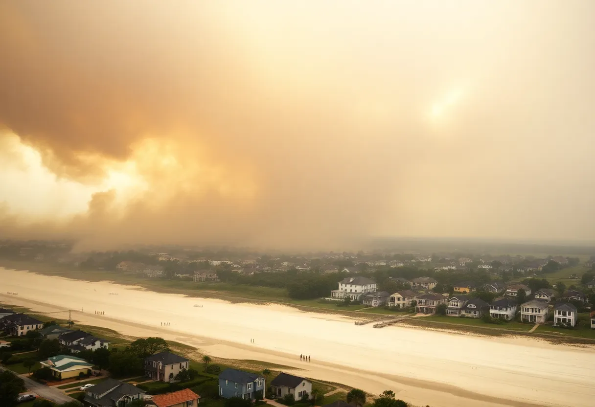 Firefighters battling the Myrtle Beach wildfires