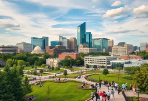 Raleigh North Carolina Cityscape