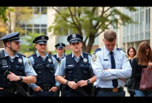 Police Presence at University Campus