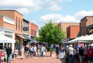 Community meeting in downtown Waxhaw for master plan input