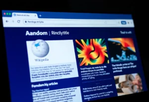 Screenshot of WikiTok app displaying interesting trivia