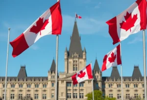 Scenic view of Canada's Parliament Building