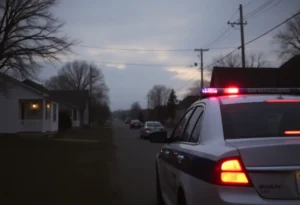 A peaceful neighborhood scene in Chester County reflecting the community's concern over recent shootings.