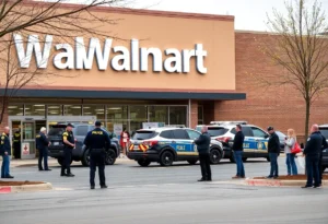 Police response at Walmart shooting