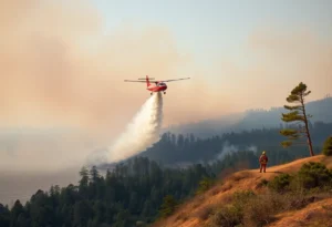 Firefighting Efforts Near Myrtle Beach