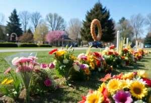 Flowers in memory of Olivia D. Eargle