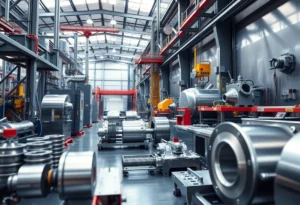Exterior view of the Olympic Steel Action Stainless facility in Rock Hill, South Carolina.
