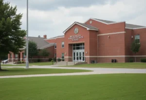 Exterior of a school building in Rock Hill SC