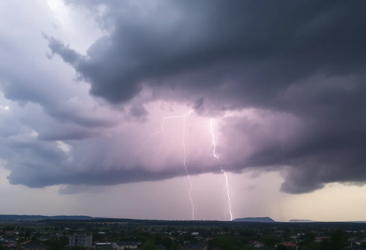 Stormy conditions in Clarendon, Orangeburg, and Sumter Counties