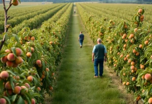 Titan Farms Peach Orchard
