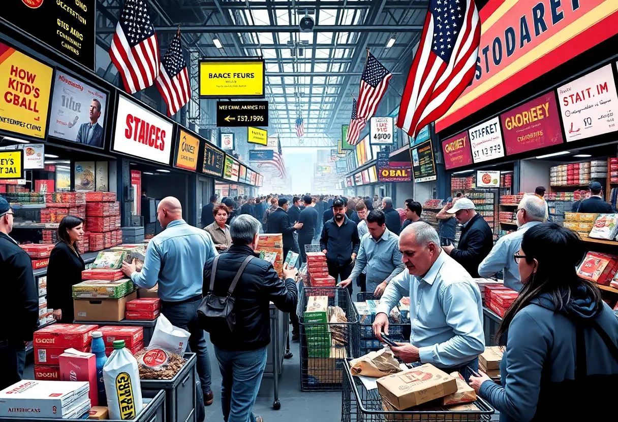 Economic turmoil due to Trump's tariff policy