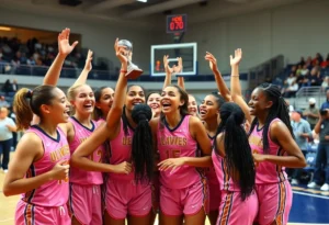 Women's Basketball Team Celebration