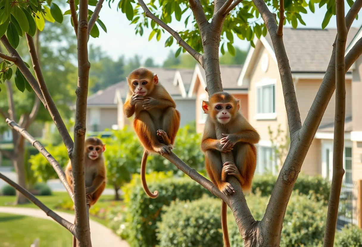 Yemassee Monkey Escape Scene