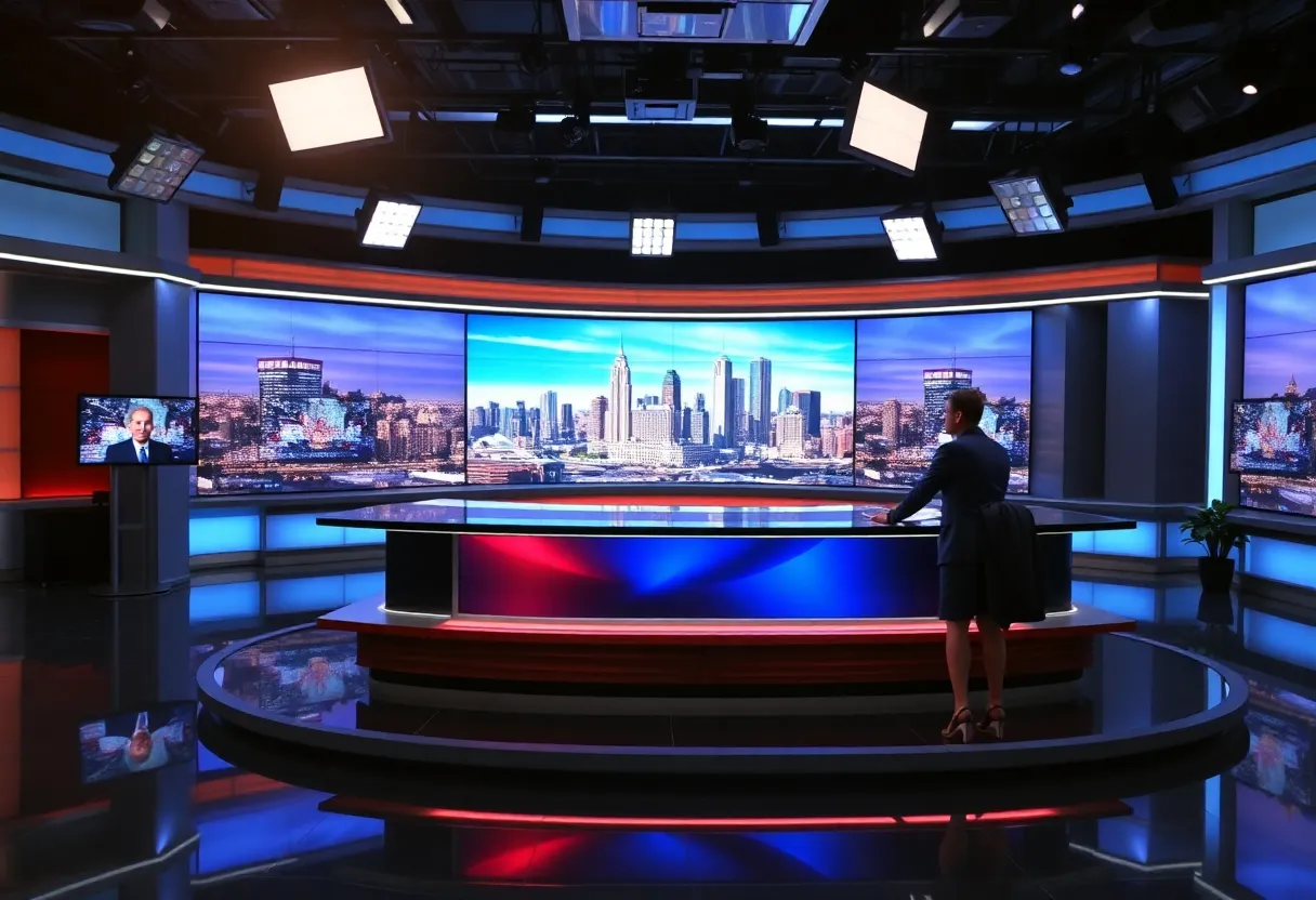 Brandon Taylor at Evening News Desk