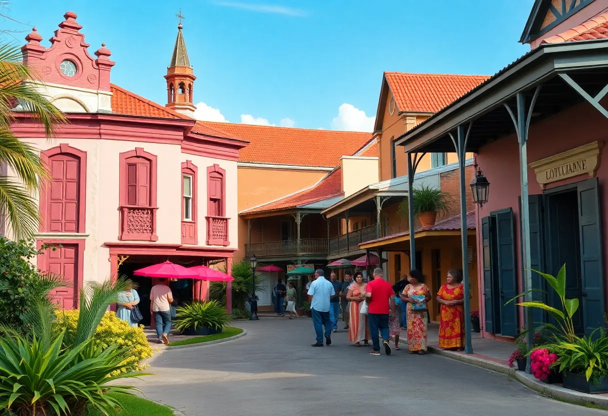 Cultural landscape of Louisiana showcasing Creole heritage.