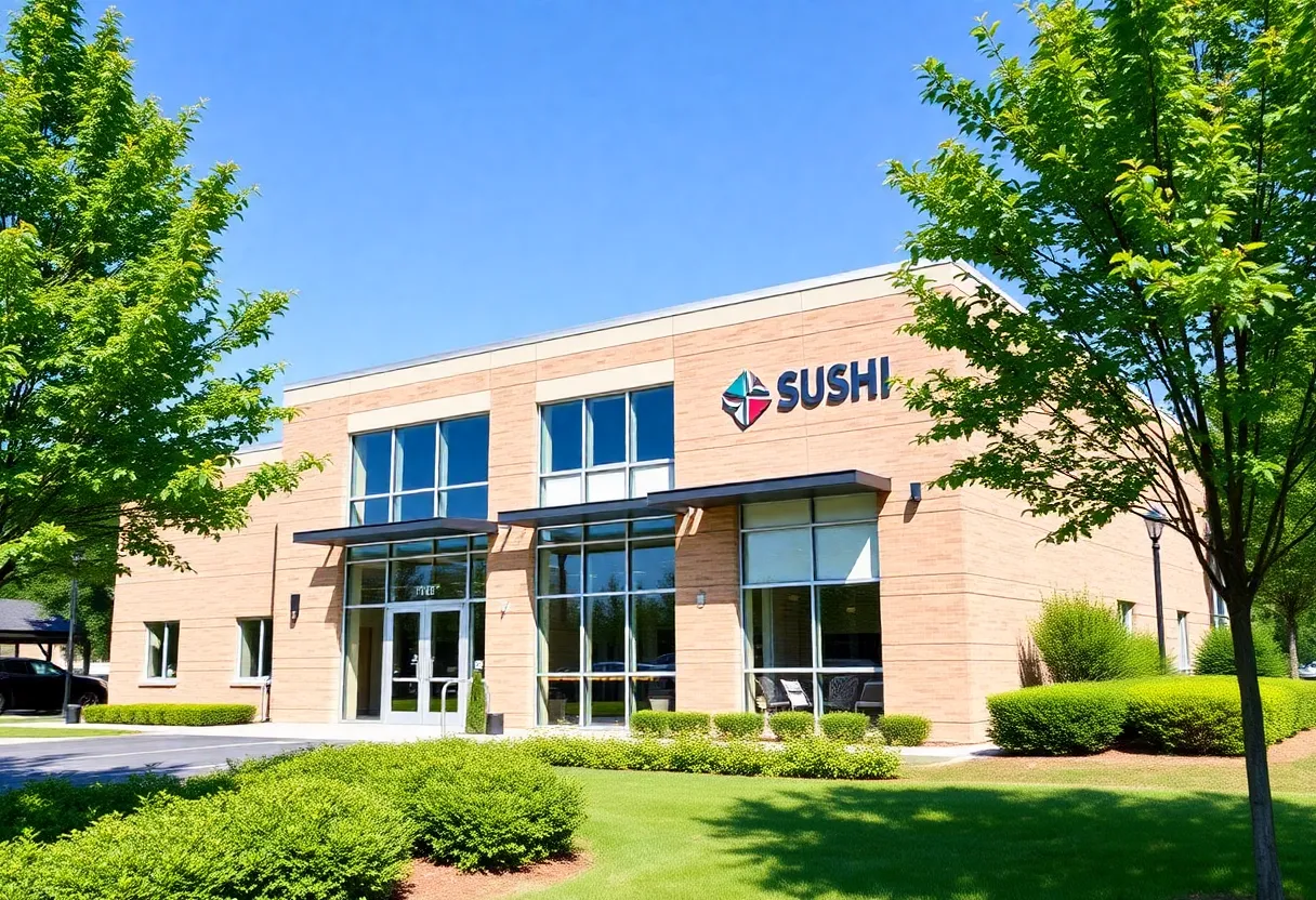 New headquarters of Hissho Sushi in Rock Hill, SC.