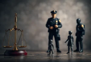 Symbolic representation of justice and child protection