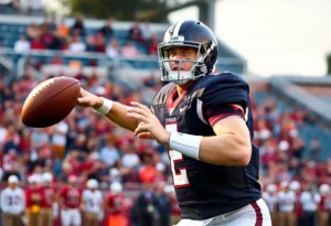 LaNorris Sellers in Action on Field