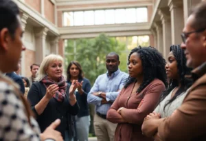 South Carolina residents discussing political views