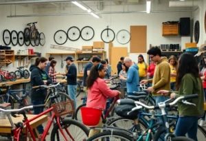 SpokeWorks Bicycle Workshop Community Engagement