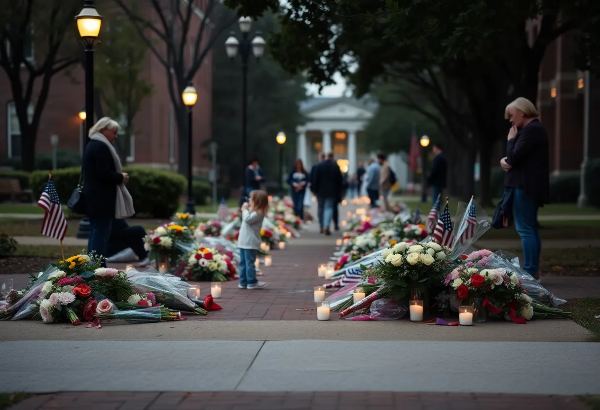 Memorial for USC Student
