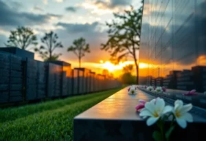 Vietnam Veterans Memorial honoring the fallen soldiers