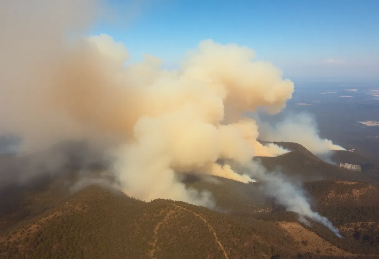 Wildfires in the Carolinas
