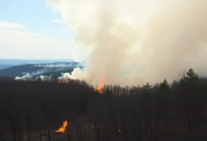 Wildfires in North Carolina and South Carolina