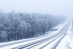 Winter Storm in South Carolina