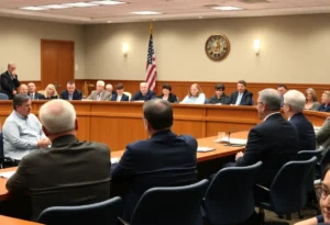 City council members discussing hotel regulations in York County