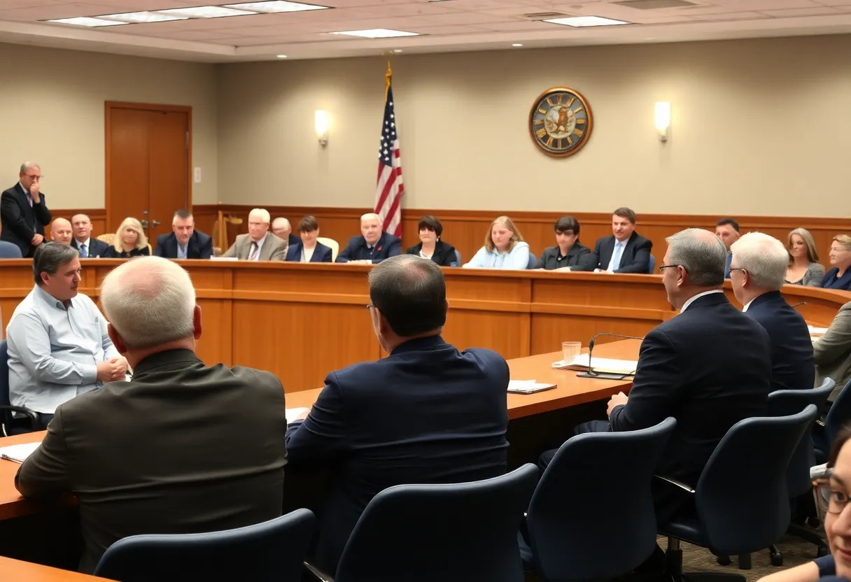 City council members discussing hotel regulations in York County