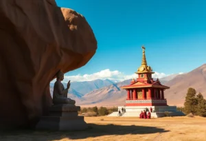 Symbolic representation of Tibetan Buddhism's future